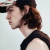 Baseballkappe aus Baumwoll-Canvas im Used-Look – Schwarz Baseballkappe aus Baumwoll-Canvas im Used-Look – Schwarz