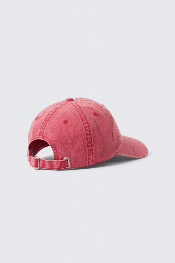 Baseballkappe – gewaschenes Rot – Energy Baseballkappe – gewaschenes Rot – Energy