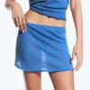 Baumwoll-Mini-Rock – Blau Baumwoll-Mini-Rock – Blau