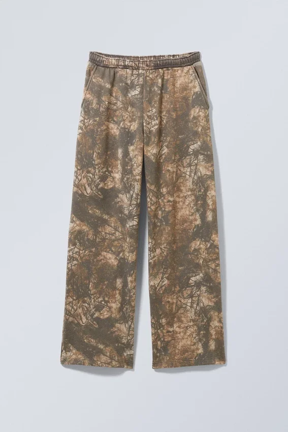 Bedruckte Jogginghose in lockerer Passform – Khaki – Woodland Bedruckte Jogginghose in lockerer Passform – Khaki – Woodland