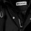 Übergroßer, wattierter Parka – Schwarz Übergroßer, wattierter Parka – Schwarz