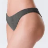 Bikini-Hose mit mittlerer Leibhöhe und Glitzer – Grau – Glitzer Bikini-Hose mit mittlerer Leibhöhe und Glitzer – Grau – Glitzer