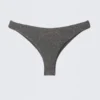 Bikini-Hose mit mittlerer Leibhöhe und Glitzer – Grau – Glitzer Bikini-Hose mit mittlerer Leibhöhe und Glitzer – Grau – Glitzer