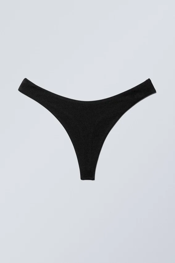 Bikini-Höschen im String-Stil – Schwarz Bikini-Höschen im String-Stil – Schwarz