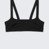 Bikini-Oberteil mit quadratischem Ausschnitt – Schwarz Bikini-Oberteil mit quadratischem Ausschnitt – Schwarz