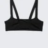 Bikini-Oberteil mit quadratischem Ausschnitt – Schwarz Bikini-Oberteil mit quadratischem Ausschnitt – Schwarz