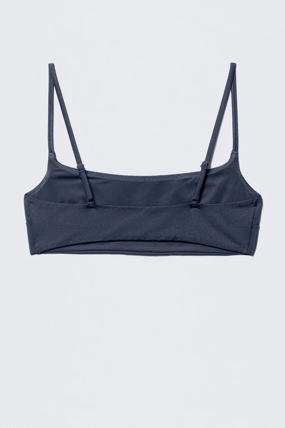 Bikini-Oberteil mit U-Ausschnitt – Dunkelblau Bikini-Oberteil mit U-Ausschnitt – Dunkelblau