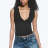 Bite Mini-Jeansshorts mit niedriger Leibhöhe – Radio Blue – Mittelblau Bite Mini-Jeansshorts mit niedriger Leibhöhe – Radio Blue – Mittelblau