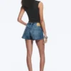 Bite Mini-Jeansshorts mit niedriger Leibhöhe – Radio Blue – Mittelblau Bite Mini-Jeansshorts mit niedriger Leibhöhe – Radio Blue – Mittelblau