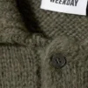 Bobby Relaxed Strick-Polo-Pullover – Khaki-Grün Bobby Relaxed Strick-Polo-Pullover – Khaki-Grün