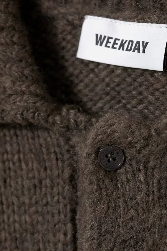 Bobby Relaxed Strick-Polo-Pullover – Khaki-Grün Bobby Relaxed Strick-Polo-Pullover – Khaki-Grün