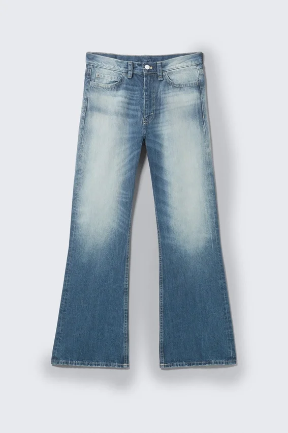 Boo Bootleg Low Rise Regular Bootcut Jeans – Whiped Blue | Cheap Monday Gb Boo Bootleg Low Rise Regular Bootcut Jeans – Whiped Blue | Cheap Monday Gb