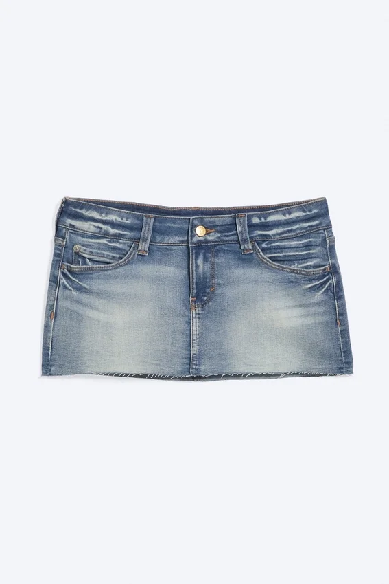 Booty Bei Denim-Minirock – Blue Moon – Mittelblau | Cheap Monday GB Booty Bei Denim-Minirock – Blue Moon – Mittelblau | Cheap Monday GB