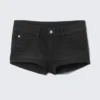 Booty Bei Low Rise Mini-Jeans-Shorts – Undone Black – Schwarz | Cheap Monday Gb Booty Bei Low Rise Mini-Jeans-Shorts – Undone Black – Schwarz | Cheap Monday Gb