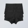 Boxershorts 3er-Pack – Schwarz