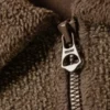 Boxy-Sweatshirt aus Fleece mit halbem Reißverschluss – gewaschen, dunkelbraun Boxy-Sweatshirt aus Fleece mit halbem Reißverschluss – gewaschen, dunkelbraun