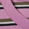 Boxy-T-Shirt aus Baumwolle – gestreift in Rosa