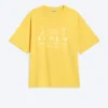 Boxy T-Shirt mit Print – Gelb – Italien Boxy T-Shirt mit Print – Gelb – Italien