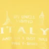 Boxy T-Shirt mit Print – Gelb – Italien Boxy T-Shirt mit Print – Gelb – Italien