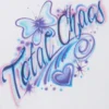 Boxy-T-Shirt mit Print – Weiß – Total Chaos Boxy-T-Shirt mit Print – Weiß – Total Chaos