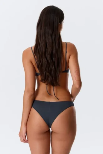 Brasilianische Bikinihose – Dunkelblau schimmernd