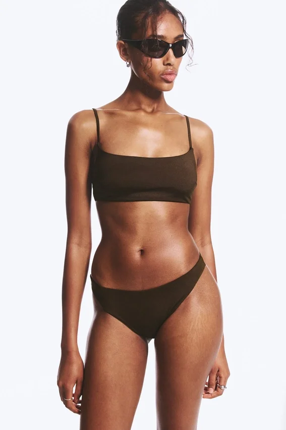 Brasilianische Bikinihose – Dunkelbraun Brasilianische Bikinihose – Dunkelbraun