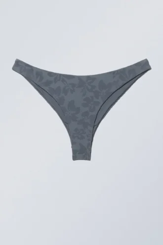 Brasilianischer Bikini-Slip Sand – Blue Steel