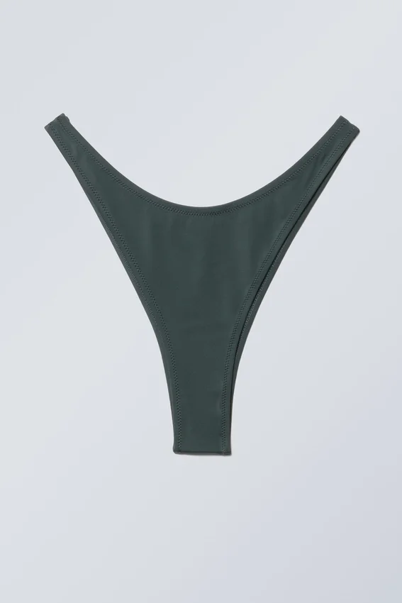 Brasilianischer Mini-Bikini-Slip – Dunkelgrün Brasilianischer Mini-Bikini-Slip – Dunkelgrün