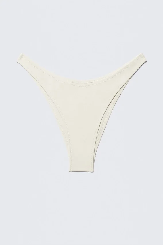 Brasilianischer Mini-Bikini-Slip – Hellbeige Brasilianischer Mini-Bikini-Slip – Hellbeige