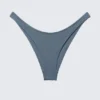 Brasilianischer Mini-Bikini-Slip – Staubblau – Schimmernd