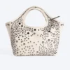 Canvas-Tasche mit Nieten – Dusty Light Mole Canvas-Tasche mit Nieten – Dusty Light Mole