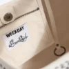 Canvas-Tasche mit Nieten – Dusty Light Mole Canvas-Tasche mit Nieten – Dusty Light Mole