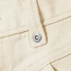 Capri-Hose mit extrem niedriger Leibhöhe – Staubweiß Capri-Hose mit extrem niedriger Leibhöhe – Staubweiß