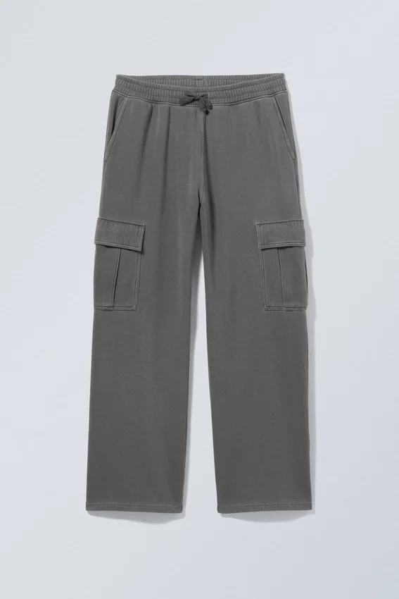 Cargo-Jersey-Hose – gewaschen, schwarz Cargo-Jersey-Hose – gewaschen, schwarz