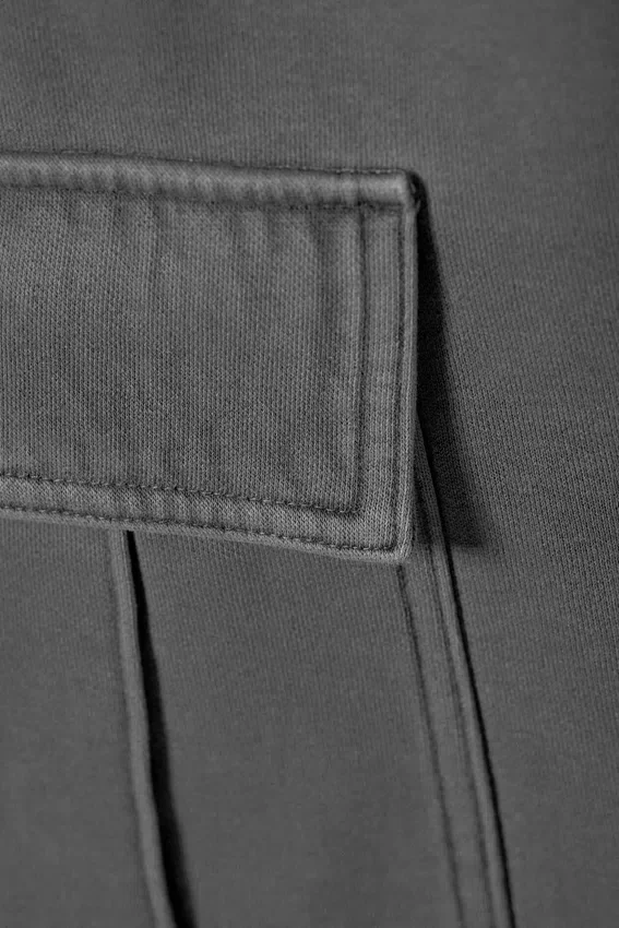 Cargo-Jersey-Hose – gewaschen, schwarz Cargo-Jersey-Hose – gewaschen, schwarz