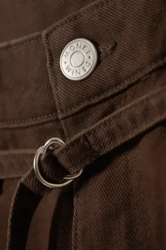 Cargoshorts aus Baumwolltwill mit niedriger Leibhöhe – Dunkelbraun Cargoshorts aus Baumwolltwill mit niedriger Leibhöhe – Dunkelbraun