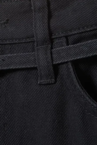 Cargoshorts aus Baumwolltwill mit niedriger Leibhöhe – Schwarz Cargoshorts aus Baumwolltwill mit niedriger Leibhöhe – Schwarz