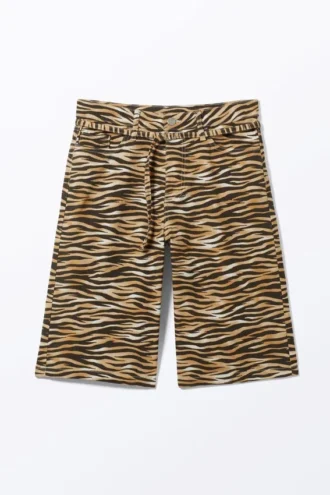 Cargoshorts aus Baumwolltwill mit niedriger Leibhöhe – Tigerstreifen Cargoshorts aus Baumwolltwill mit niedriger Leibhöhe – Tigerstreifen