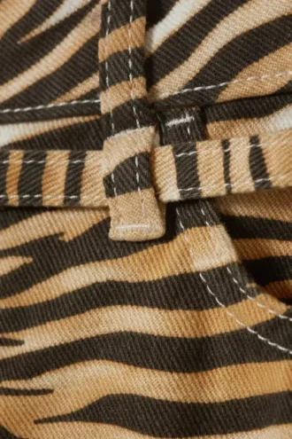 Cargoshorts aus Baumwolltwill mit niedriger Leibhöhe – Tigerstreifen Cargoshorts aus Baumwolltwill mit niedriger Leibhöhe – Tigerstreifen