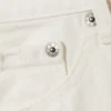 Carpenter-Jeans-Shorts mit niedriger Leibhöhe – Staubweiß Carpenter-Jeans-Shorts mit niedriger Leibhöhe – Staubweiß