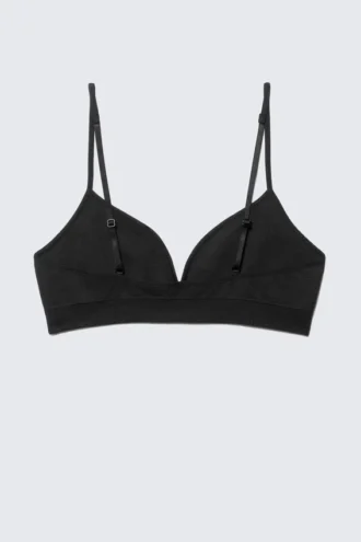 Cat Soft Seamless Triangle Bra – Schwarz