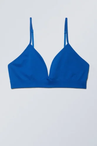 Cat Soft Triangle Bra – Blau