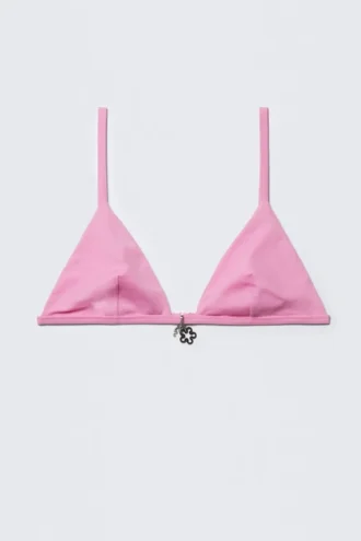 Charm Triangle Bikini-Oberteil – Hellrosa Charm Triangle Bikini-Oberteil – Hellrosa