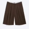 Chino-Shorts aus Baumwolle – Dunkelbraun Chino-Shorts aus Baumwolle – Dunkelbraun