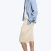 Chino-Shorts aus Baumwolle – Hellstaubbeige Chino-Shorts aus Baumwolle – Hellstaubbeige
