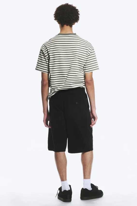 Chino-Shorts aus Baumwolle – Schwarz Chino-Shorts aus Baumwolle – Schwarz