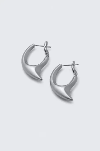 Claw-Creolen – Silber