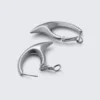 Claw-Creolen – Silber