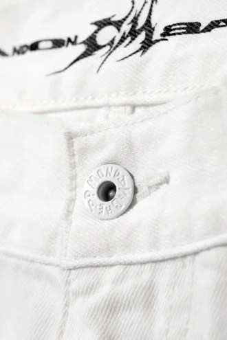 Cm X Lb Dunno White Unisex-Carpenter-Jorts – Weiß | Cheap Monday Gb