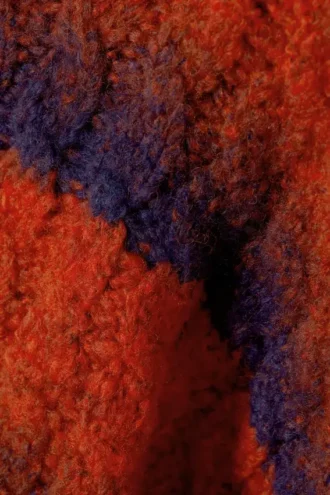 Connor Pullover aus Wollmischung – Blau-rote Streifen